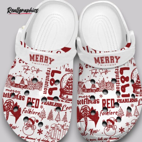 merry swiftmas crocs - waterproof unisex clogs