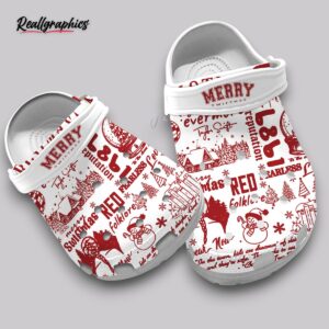 merry swiftmas crocs - waterproof unisex clogs