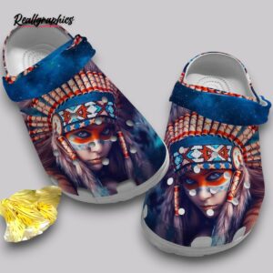 native american design clogs - limited edition comfort shoes