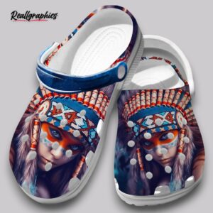 native american design clogs - limited edition comfort shoes