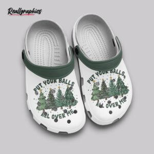 novelty balls print crocs - unisex classic clogs