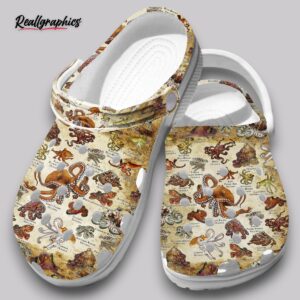 octopus clogs sea creature & ocean animal print shoes