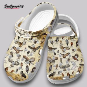 owls print clogs - women's & men's slip on shoes