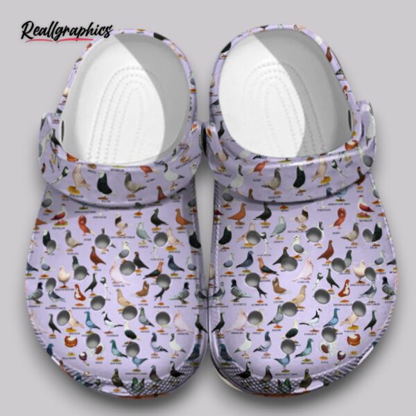 pigeon clogs unique world map design