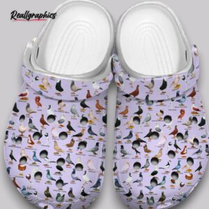 pigeon clogs unique world map design