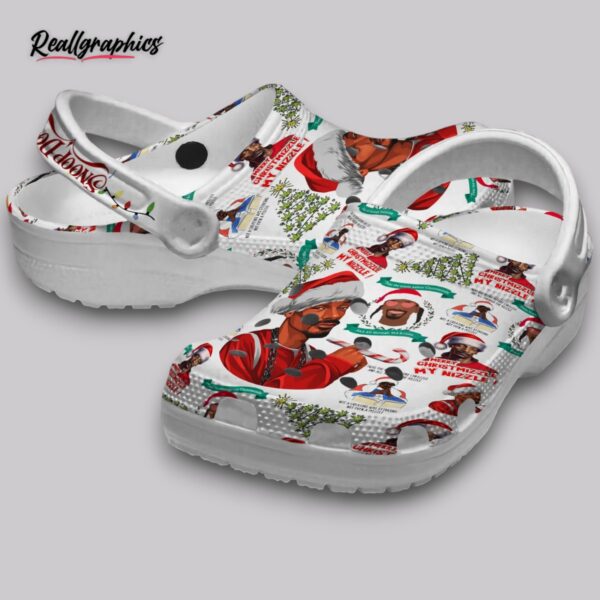 snoop dogg christmas clogs - holiday print shoes for kids & adults