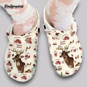 venison cuts print clogs - hunting deer shoes