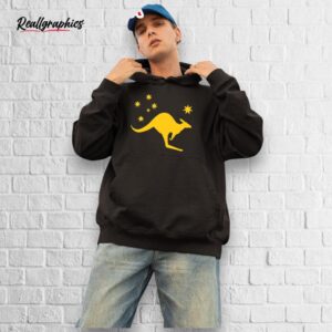 australia kangaroo national flag shirt
