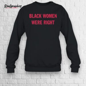 Black Women Were Right Shirt