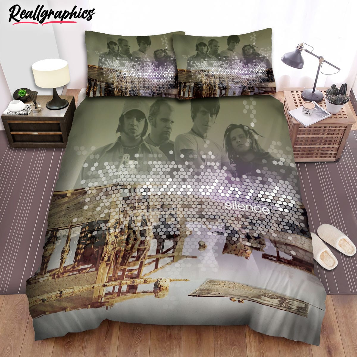 Blindside Silence Album Music Bedding Set Blindside Silence Album Music Bedding Set