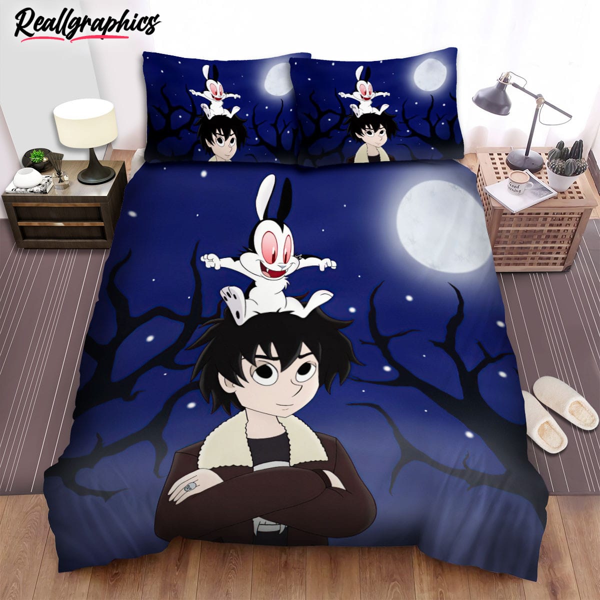 Bunnicula On Peter’s Head Bedding Set Bunnicula On Peter’s Head Bedding Set