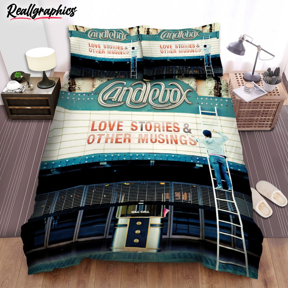 Candlebox Music Band Love Stories & Other Musings Album Cover Bedding Set Candlebox Music Band Love Stories & Other Musings Album Cover Bedding Set