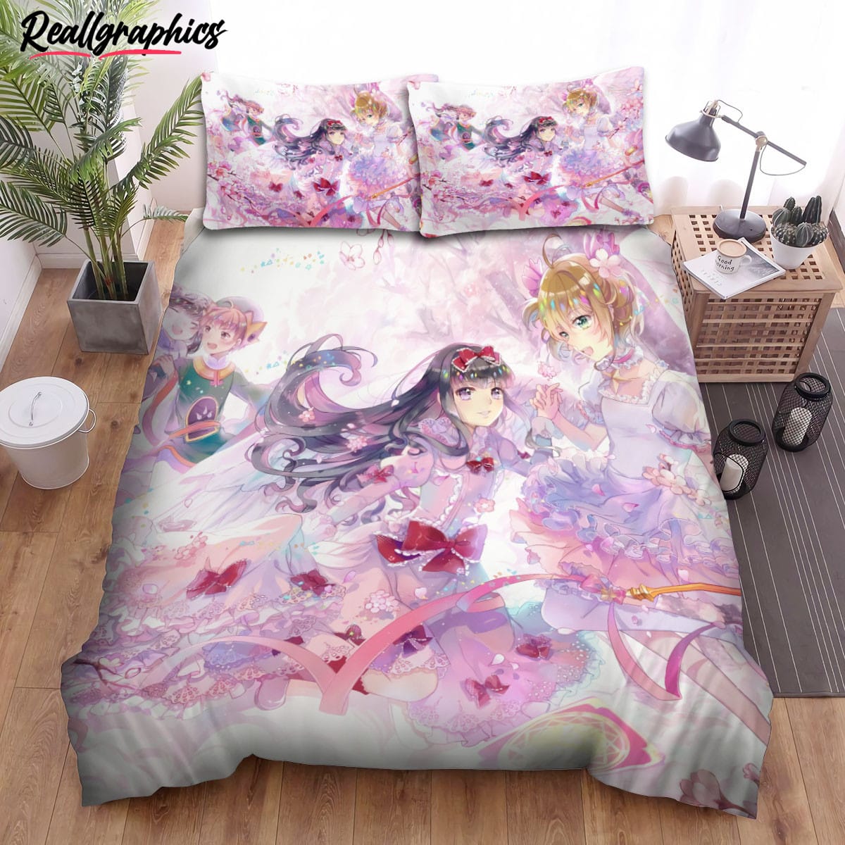 Cardcaptor Sakura Tomoya Li Fanart Bedding Set Cardcaptor Sakura Tomoya Li Fanart Bedding Set