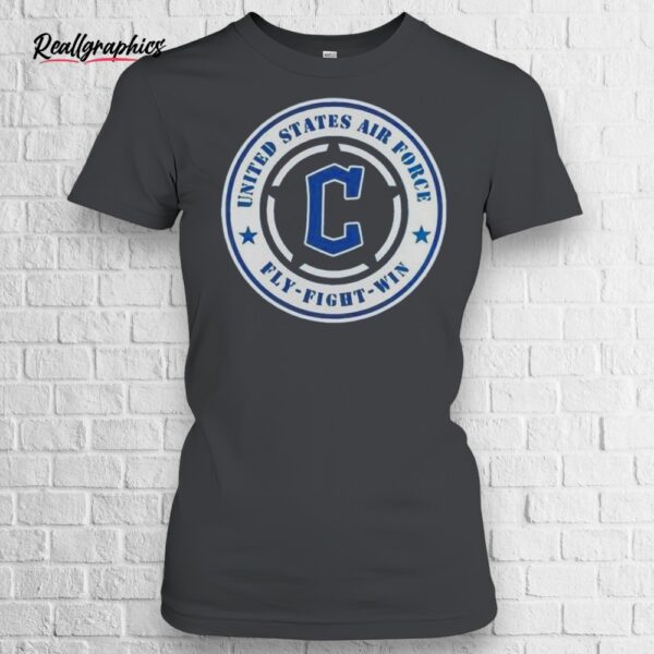 cleveland guardians united states air force fly fight win military appreciation night 2025 shirt
