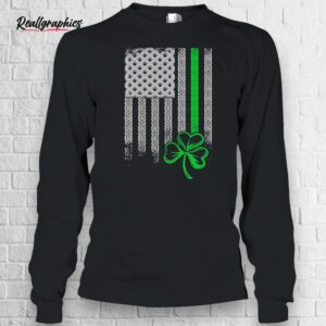 clover and american flag boston shirt
