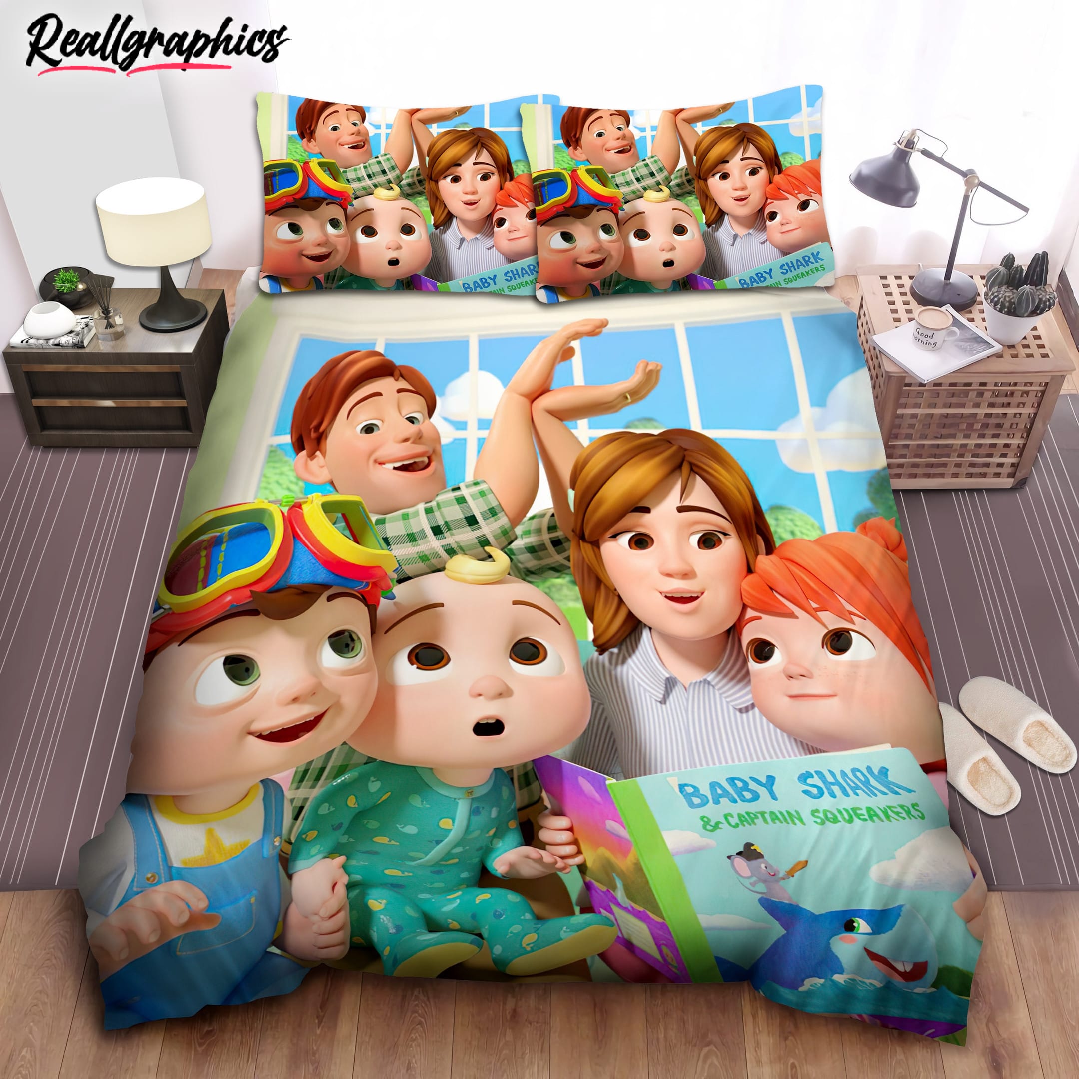 Cocomelon Family Moments Bedding Set Cocomelon Family Moments Bedding Set