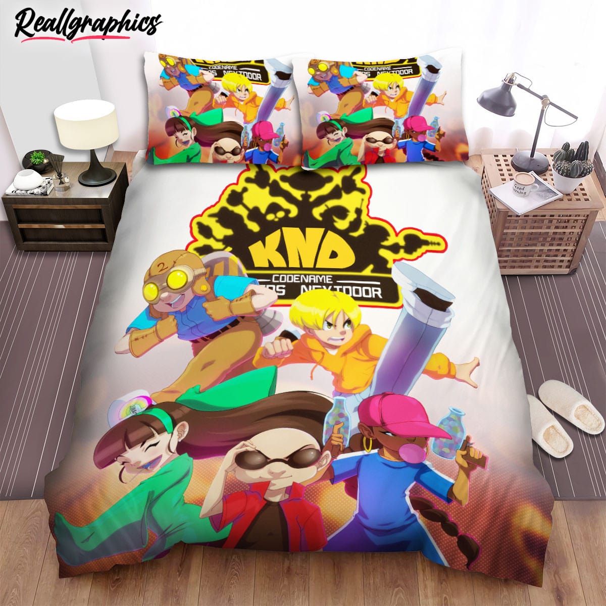 Codename Kids Next Door In Animated Art Bedding Set Codename Kids Next Door In Animated Art Bedding Set