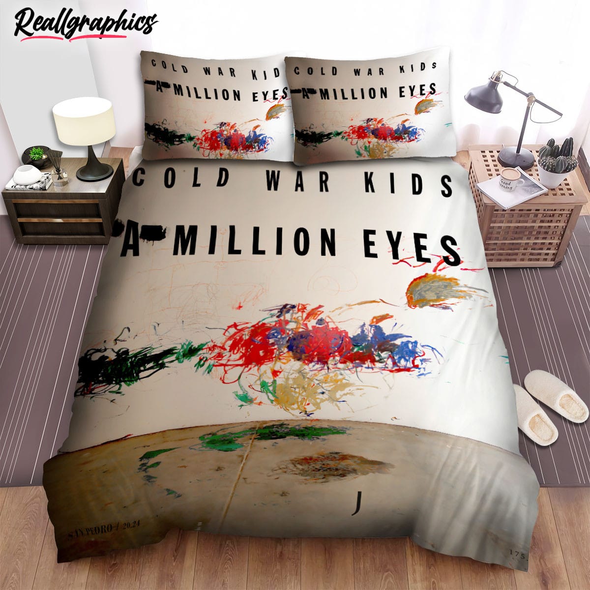 Cold War Kids Music A Million Eyes Bedding Set Cold War Kids Music A Million Eyes Bedding Set