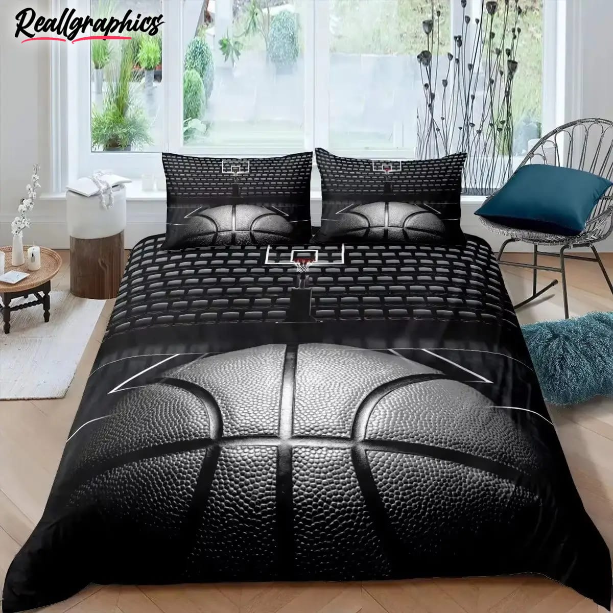Competitive Games Basketball Duvet Cover Set Competitive Games Basketball Duvet Cover Set