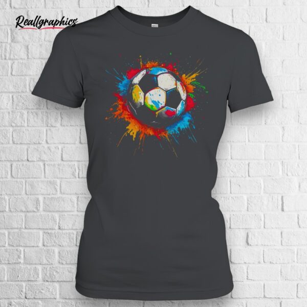 cool soccer player sport for boys men girls women youth kids shirt