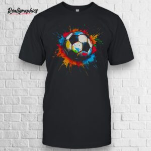 cool soccer player sport for boys men girls women youth kids shirt