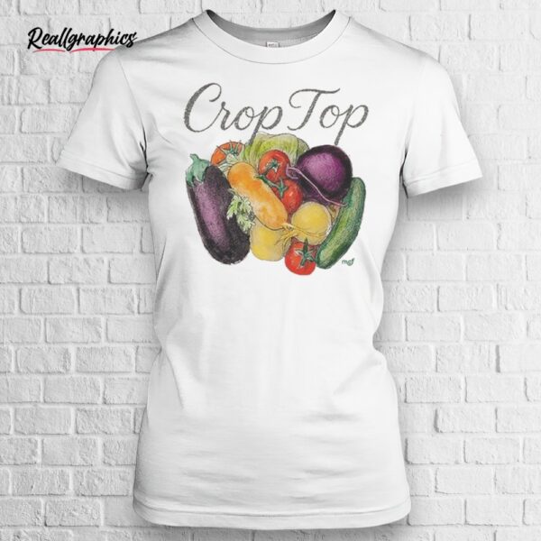 crop top vegetables shirt