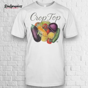 crop top vegetables shirt