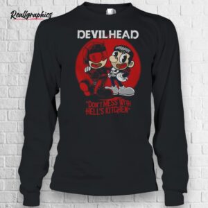 daredevil and punisher x cuphead devilhead dont mess with hells kitchen shirt