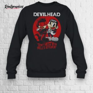 daredevil and punisher x cuphead devilhead dont mess with hells kitchen shirt