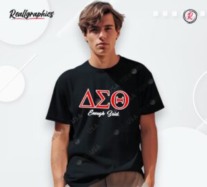 delta sigma theta sorority enough said logo shirt