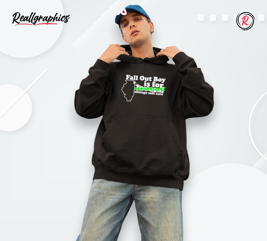 Fall Out Boy Is For Scenesters Chicago Soft Core Shirt Fall Out Boy Is For Scenesters Chicago Soft Core Shirt