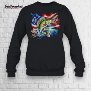 Fishing Adventure America Flag Shirt