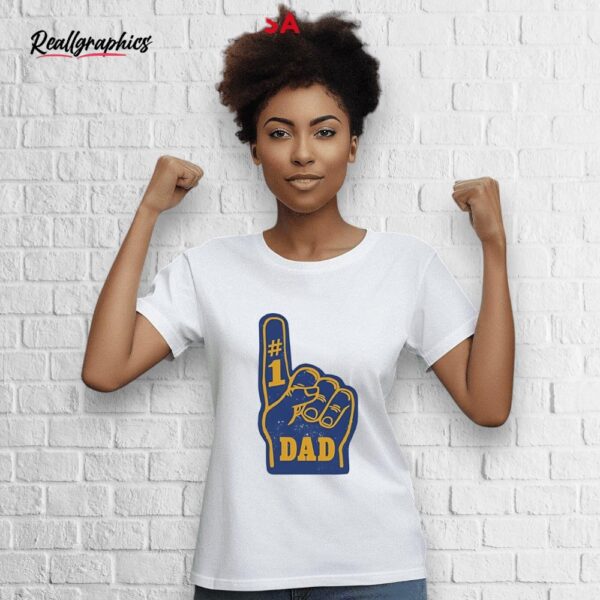 number 1 dad forefinger shirt