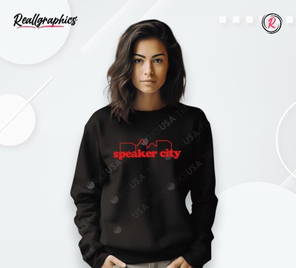 old schoolspeaker city logo shirt
