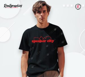 old schoolspeaker city logo shirt