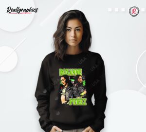 roxanne perez green neon champion wwe wrestlingshirt