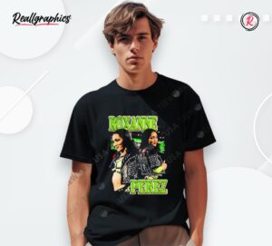 roxanne perez green neon champion wwe wrestlingshirt