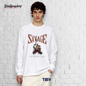 savage luchador club shirt