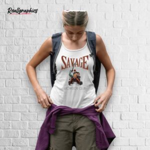 savage luchador club shirt