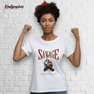 savage luchador club shirt