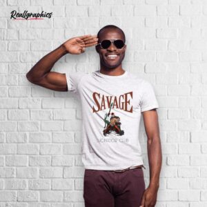 savage luchador club shirt