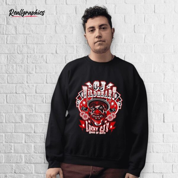 cj wildheart lucky cj's house of slots shirt
