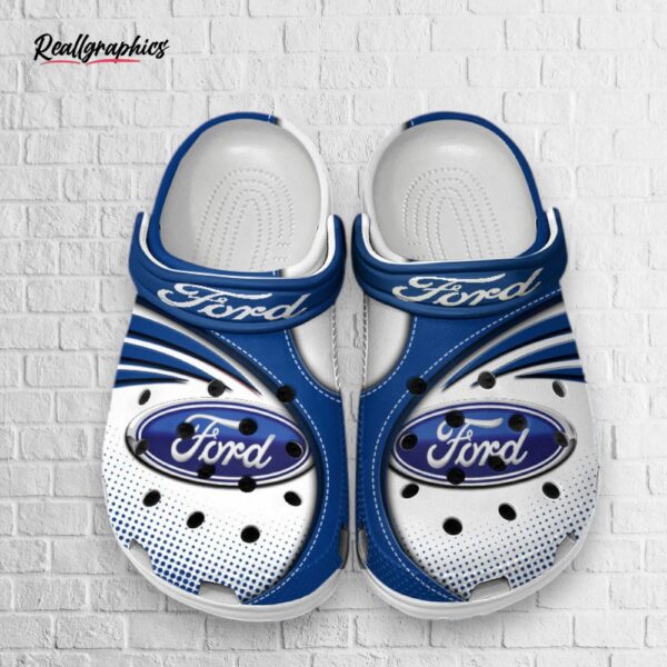 ford car pattern 3d printed crocs