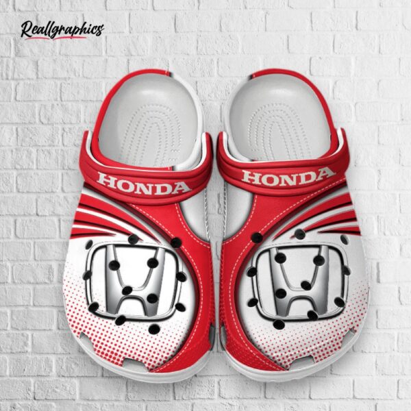 honda car pattern 3d printed crocs
