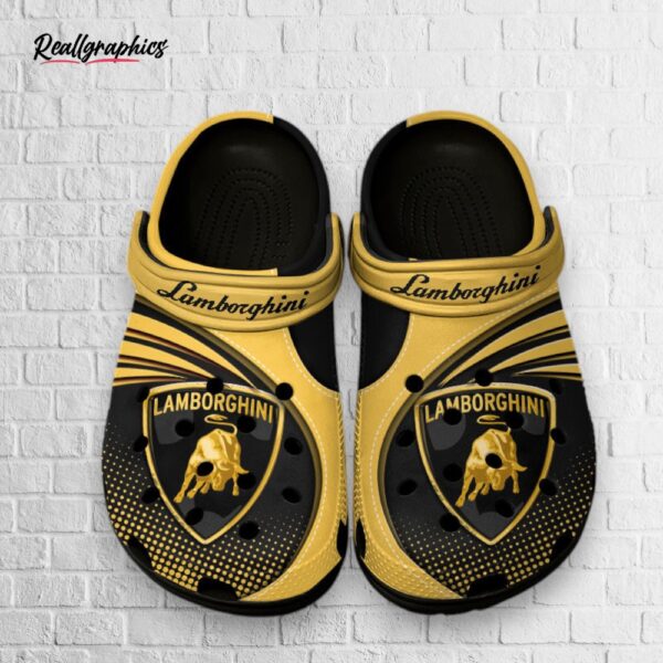 lamborghini car pattern 3d printed crocs