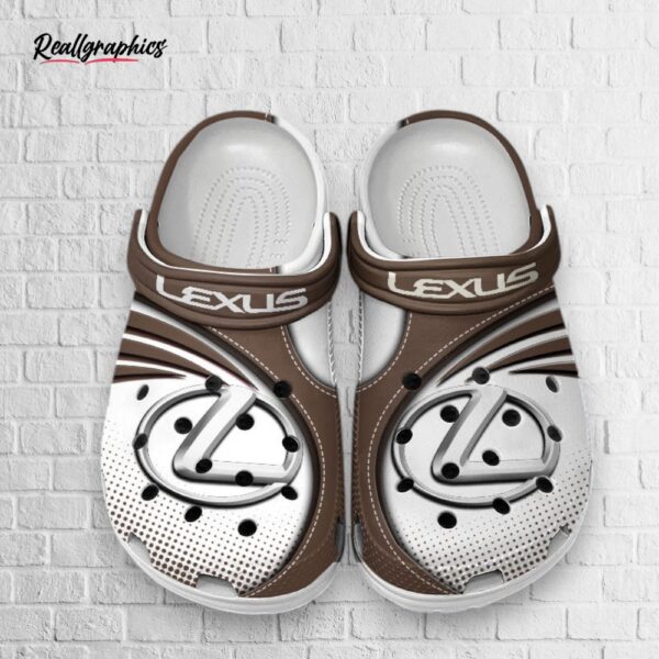 lexus car pattern 3d printed crocs