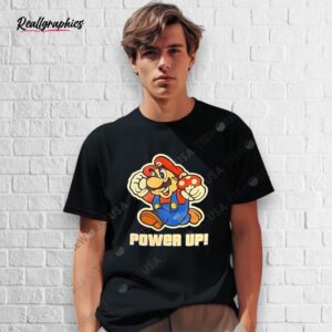 mario power up shirt