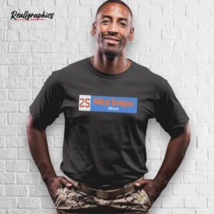 mikal bridges block shirt