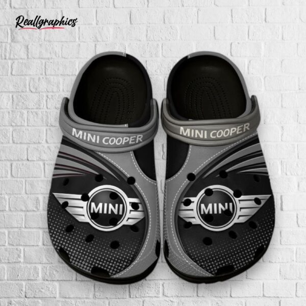 mini cooper car pattern 3d printed crocs