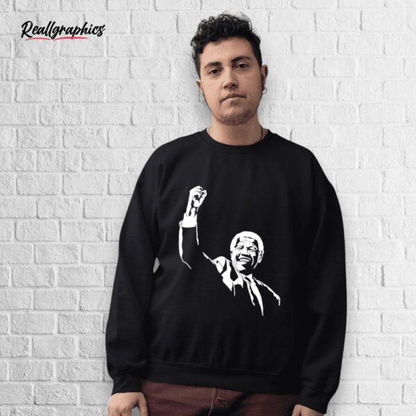 nelson mandela raise hand shirt
